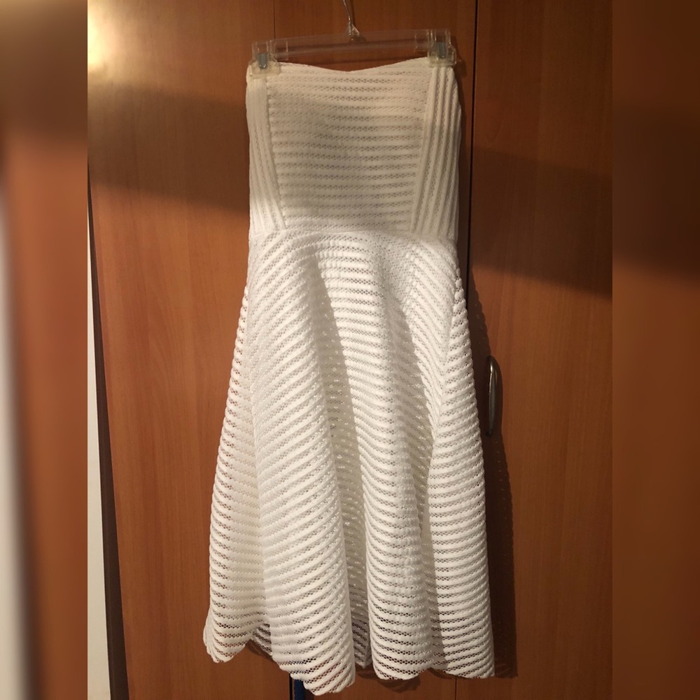 White Strapless Dress